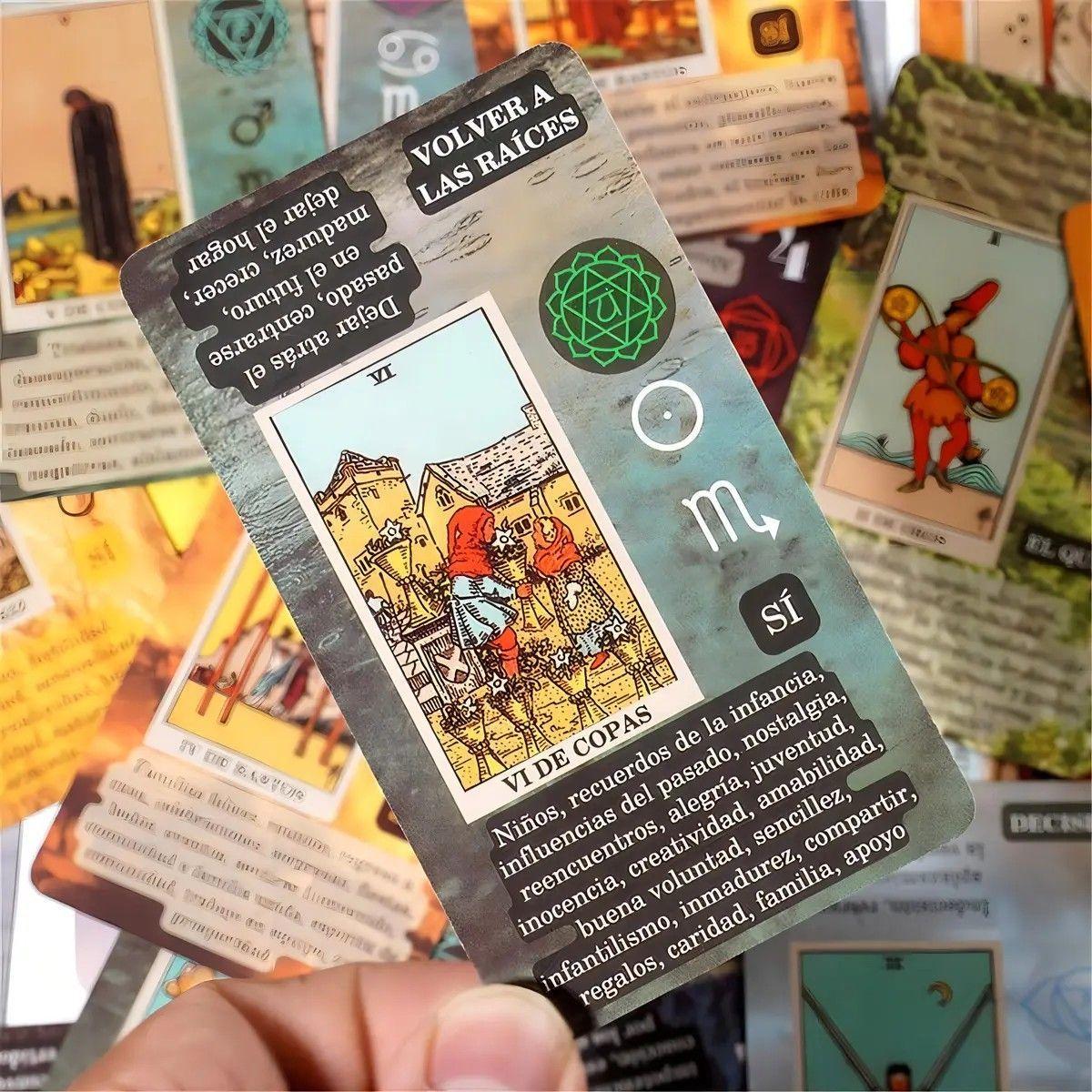 Cartas Tarot Rider Waite Con Descripción Español-5