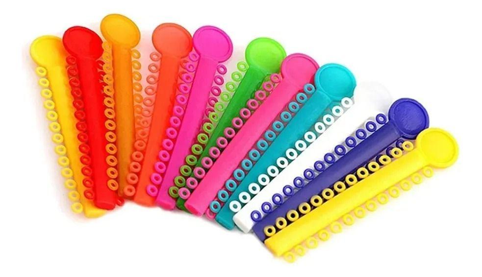 Pack Bandas Ligaduras Elásticos Ortodoncia Colores Surtidos-2
