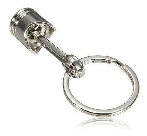 Llavero Pistón Metálico Cromado Tunning Autos Llaves-5
