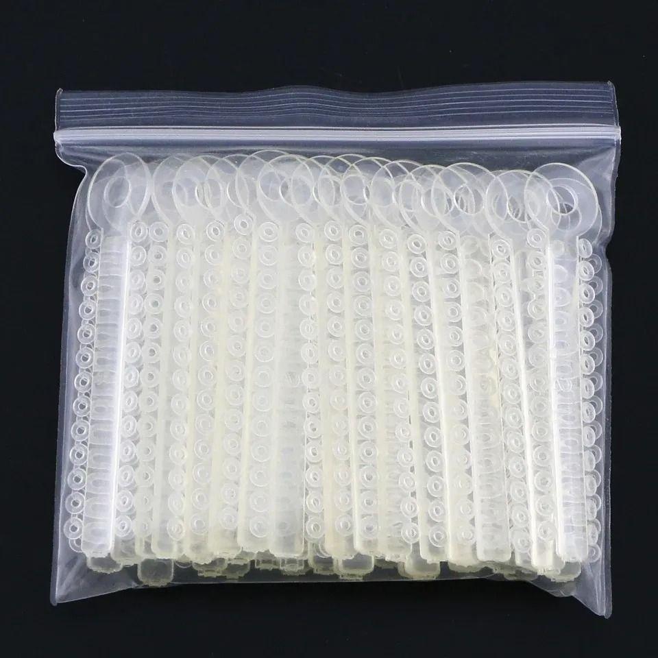 Pack Bandas Ligaduras Elásticos Ortodoncia Transparentes-2