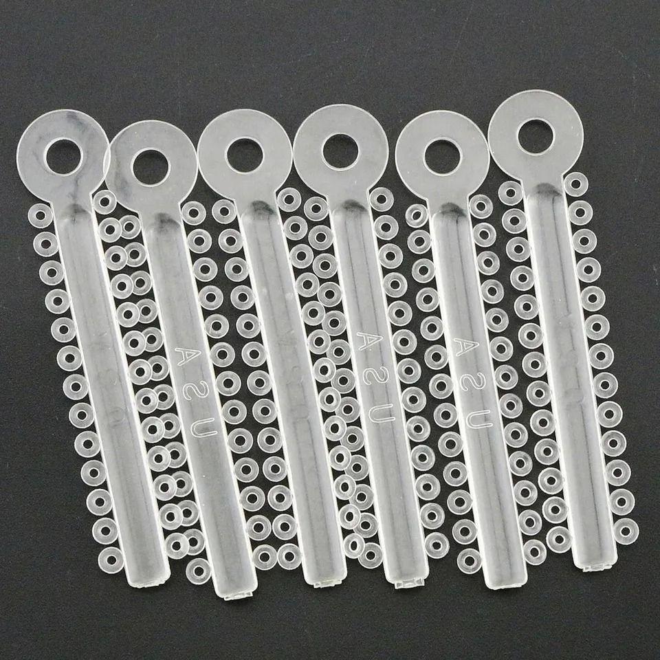 Pack Bandas Ligaduras Elásticos Ortodoncia Transparentes-3