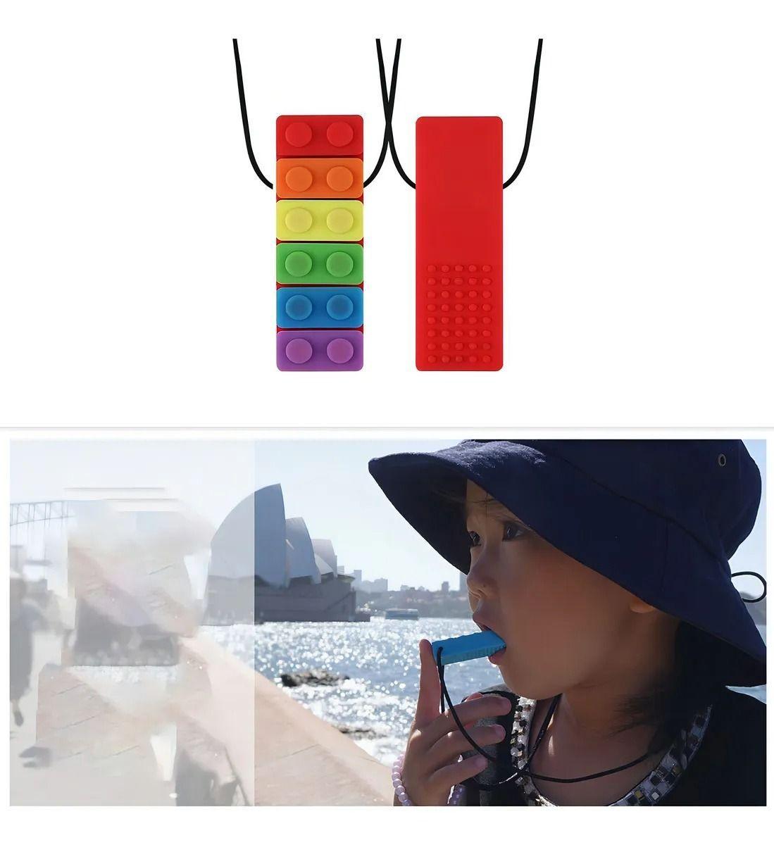 Pack 5 Collar Mordedores Sensorial Autismo Ansiedad Estres-6