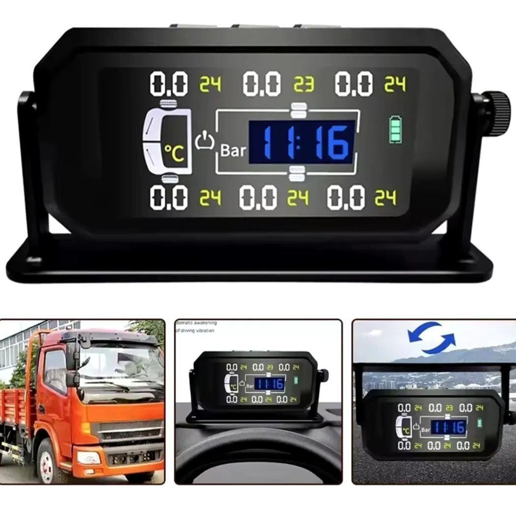 Sensor Alarma Medidor De Presion Neumatico 6 Sensores Tpms-2