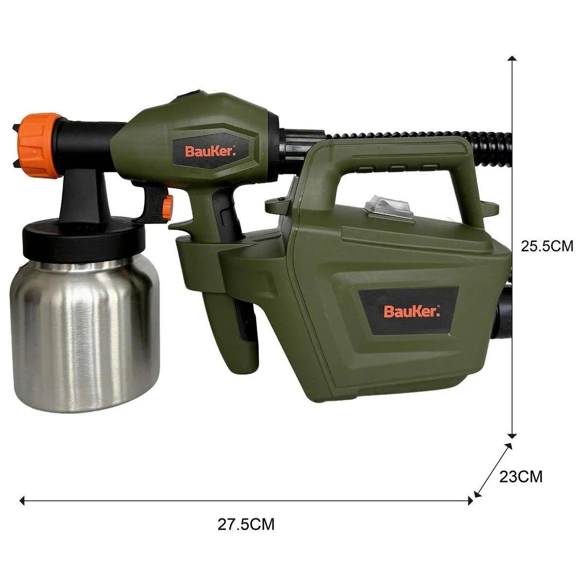 Pistola Para Pintar Bauker 650w 800ml 220 V-5