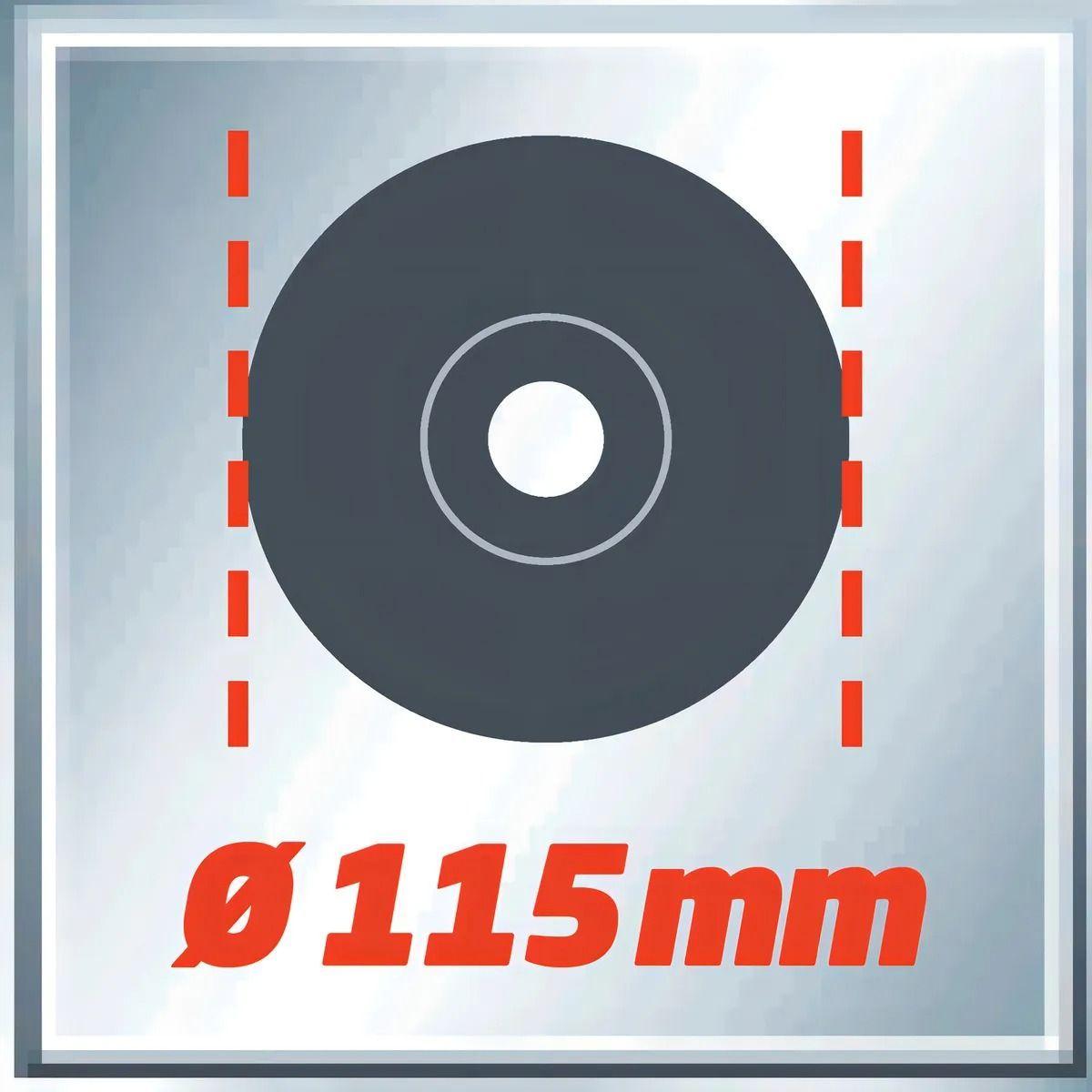 Esmeril Angular 4 1/2'' 500w Tc-ag115ex Classic Einhell-5