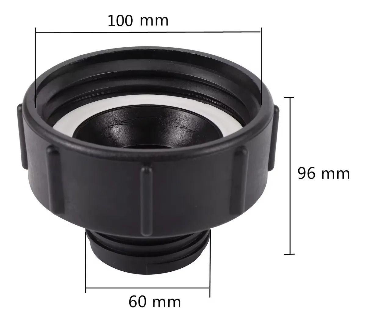 Adaptador Ibc Hilo Grueso 100mm Hi A Hilo Fino 60mm He-3