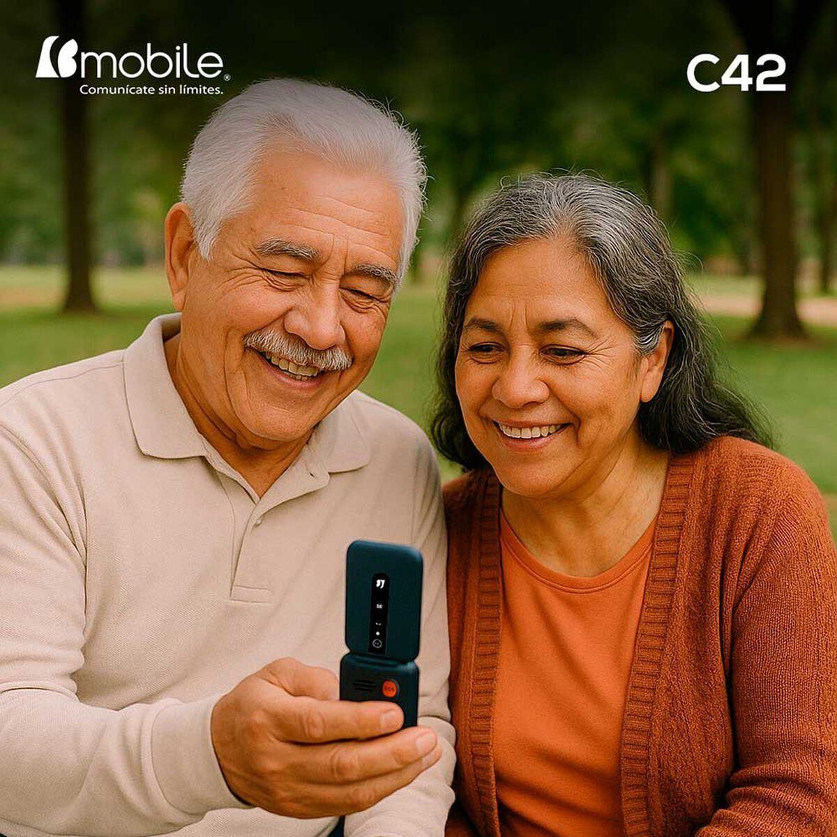 Celular Básico Con Tapa Bmobile C42 Adulto Mayor-6