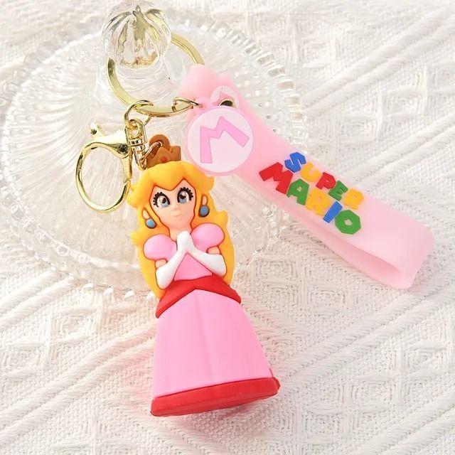 Llaveros Mario Bros Luigi Peach Yoshi Donkey Kong Bower-1