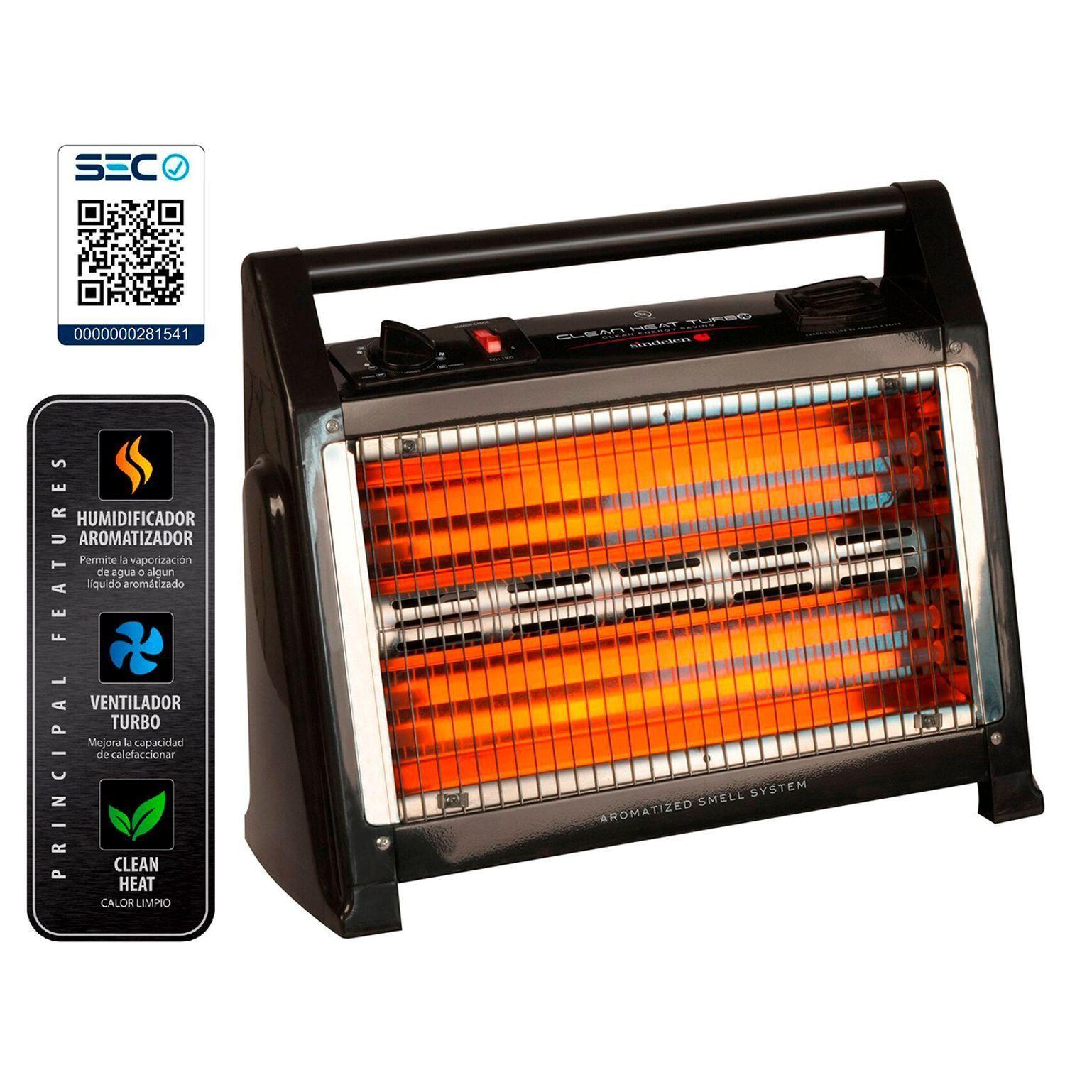 Estufa Calefactor Sindelen Eeh-1300 Calor Limpio Bajo Consumo-3