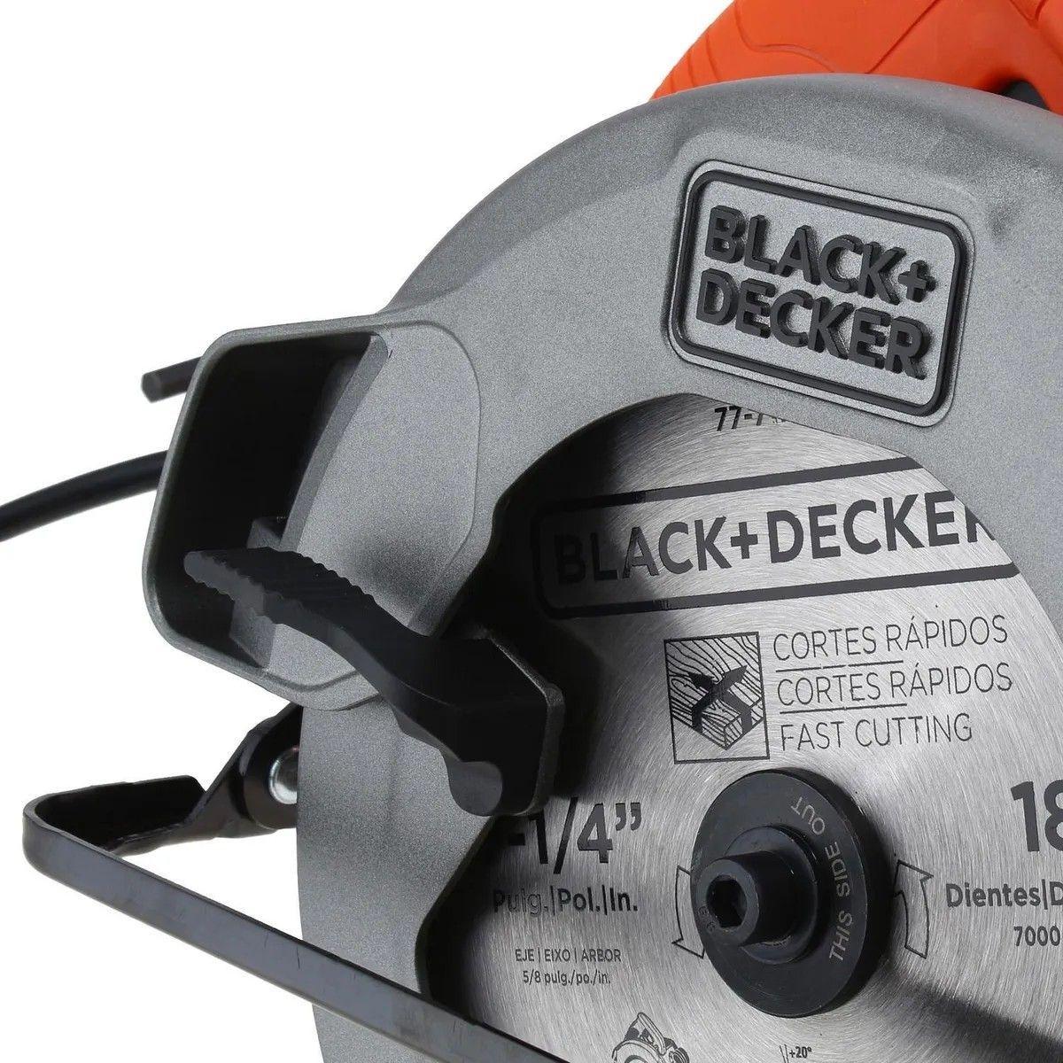 Sierra Circular Eléctrica 7 1/4 1400w Black + Decker-4