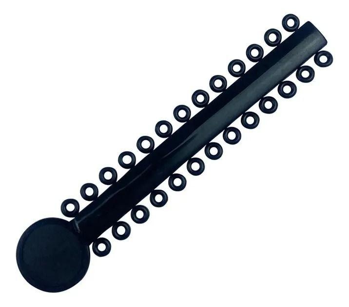 Pack 1040 Bandas Ligaduras Elásticos Ortodoncia Color Negro-0
