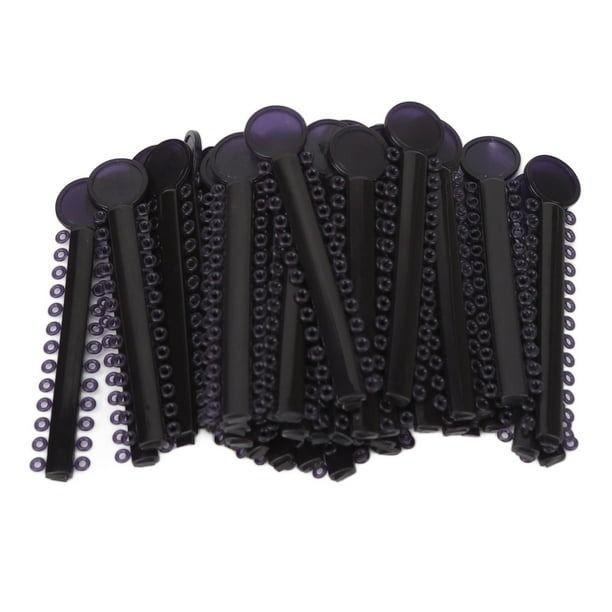 Pack 1040 Bandas Ligaduras Elásticos Ortodoncia Color Negro-3