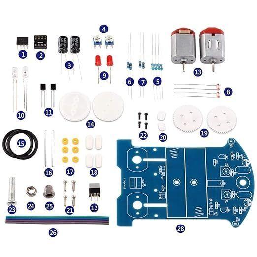 Kit Escolar De Soldadura Y Electrónica Auto Inteligente-3