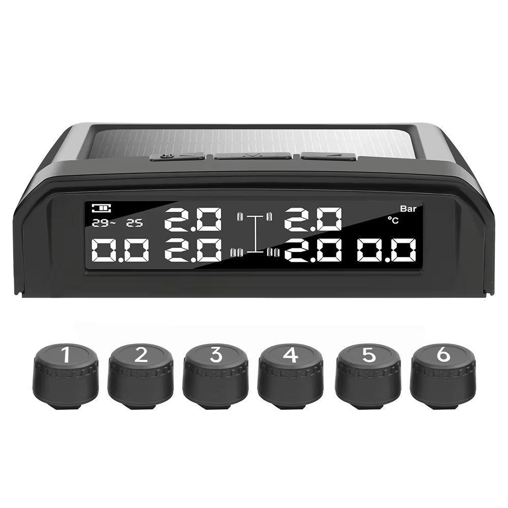 Sensor Presión Y Temperatura De Neumáticos Tpms 6 Sensores-0