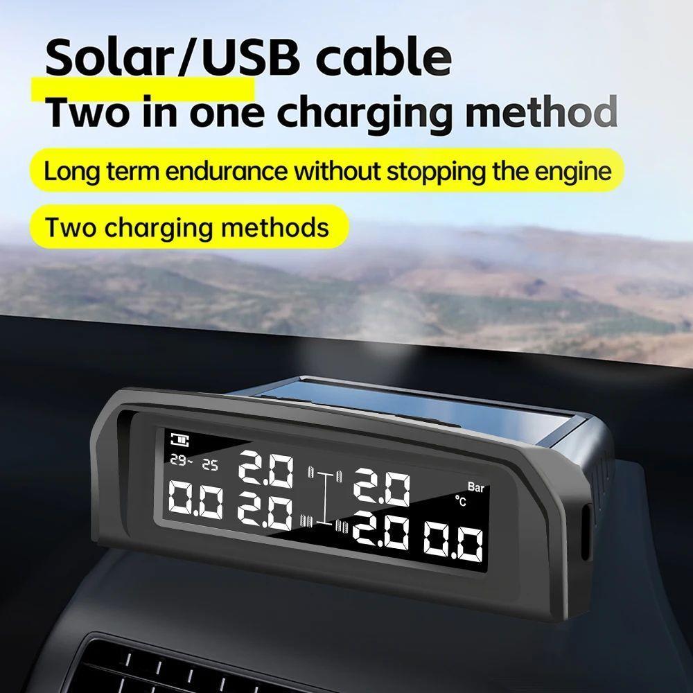 Sensor Presión Y Temperatura De Neumáticos Tpms 6 Sensores-4