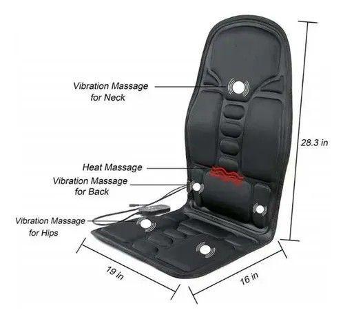 Asiento Masajeador Cojin Masaje Espalda Auto Casa Oficina G3-2