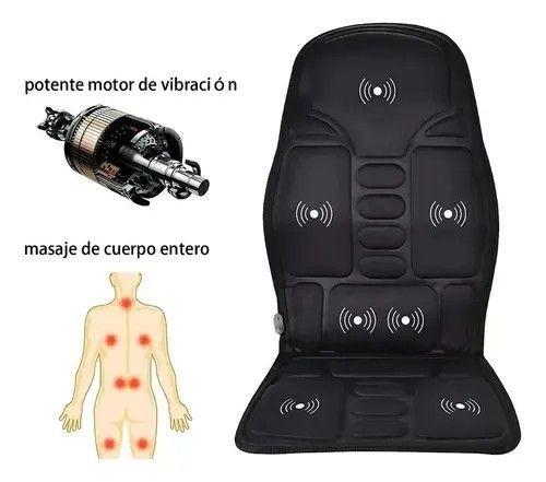 Asiento Masajeador Cojin Masaje Espalda Auto Casa Oficina G3-3