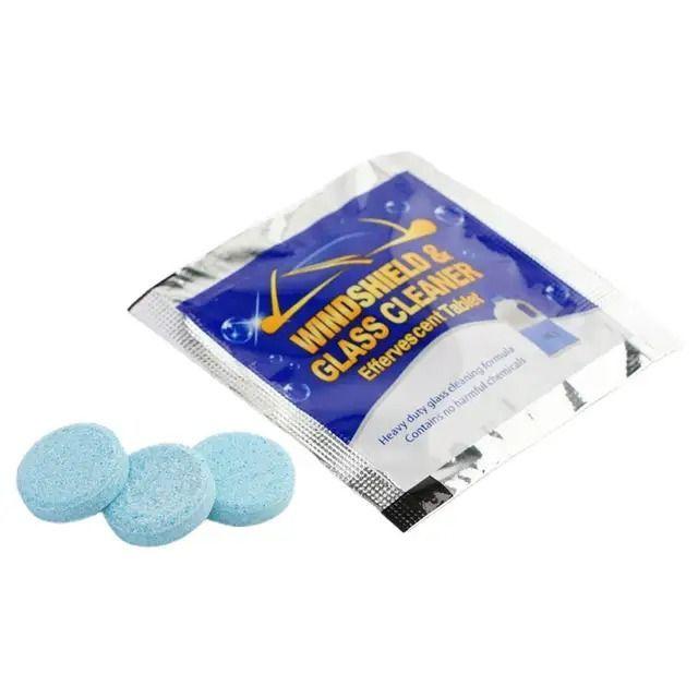 Pack 20 Pastillas Efervescentes Limpia Parabrisas Vidrios-2
