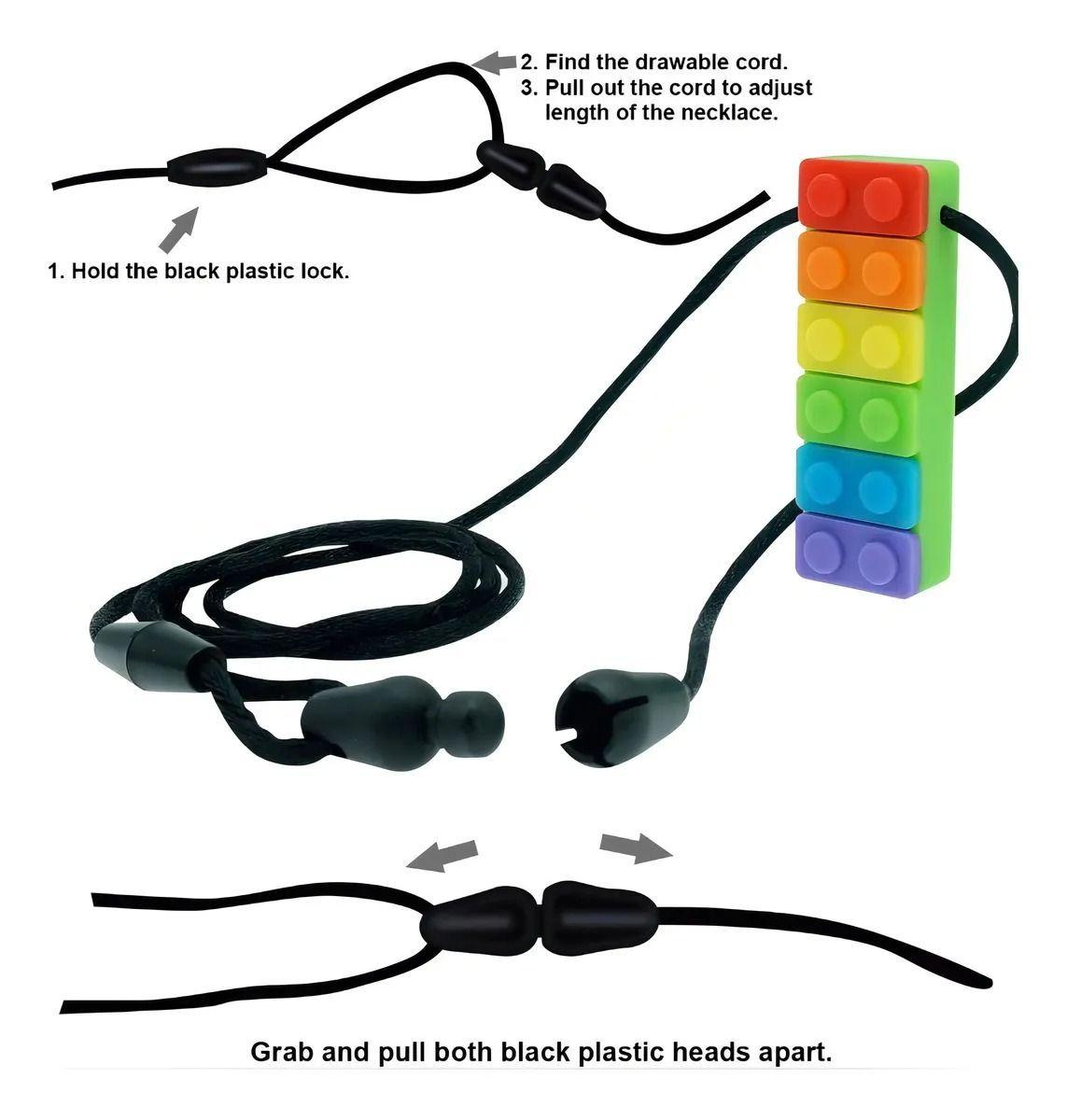 Collar Sensorial Mordedor Déficit Atencional Autismo Tea-5