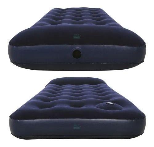 Colchon Inflable 1 Plaza 185x76x28 - Inflador Incorporado!! Color Azul-2