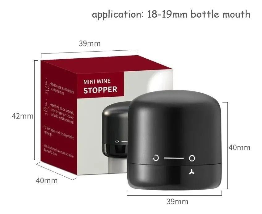X2 Tapon Hermético Para Botella De Espumante Y Vino-3