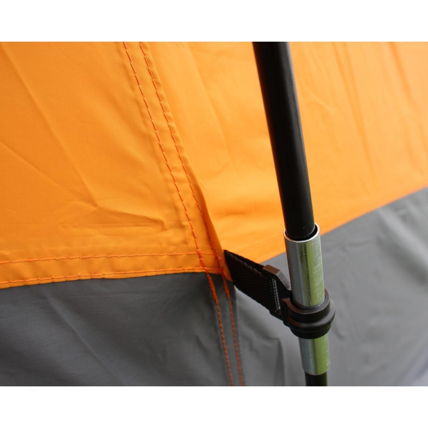 Carpa Klimber Modelo Rupanco 8 Personas Naranjo/gris-5