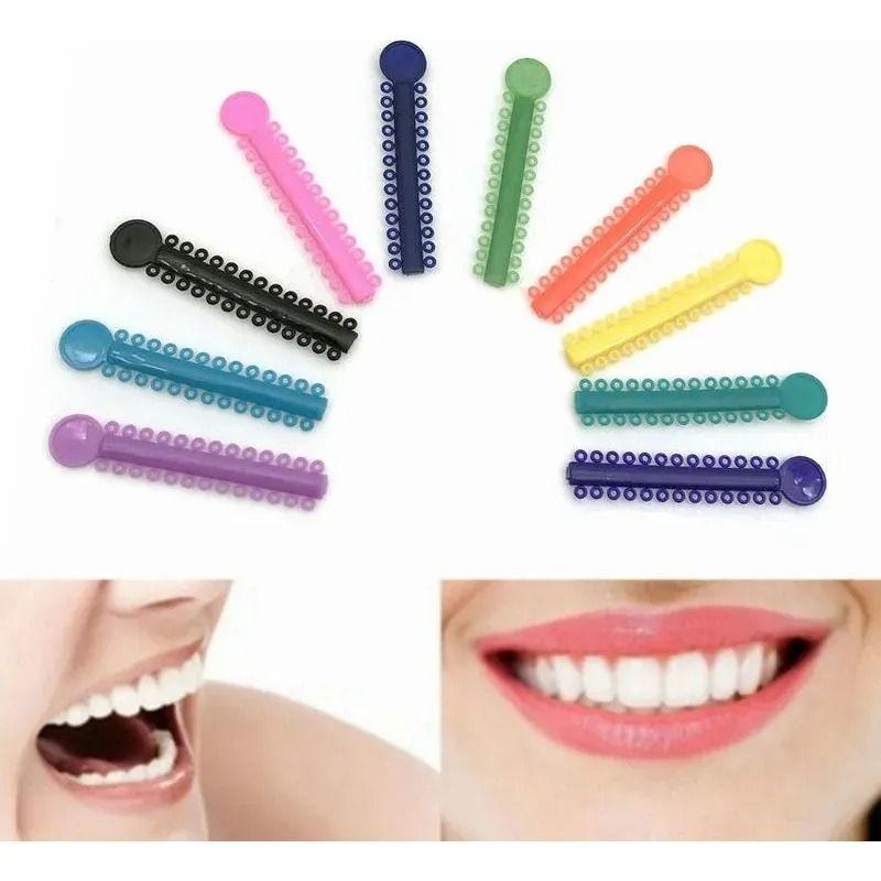 X2 Pack Bandas Ligaduras Elásticos Ortodoncia Color Surtidos-4