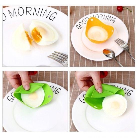 Pack X10 Moldes De Silicona Para Huevos Pochados Escalfados-3