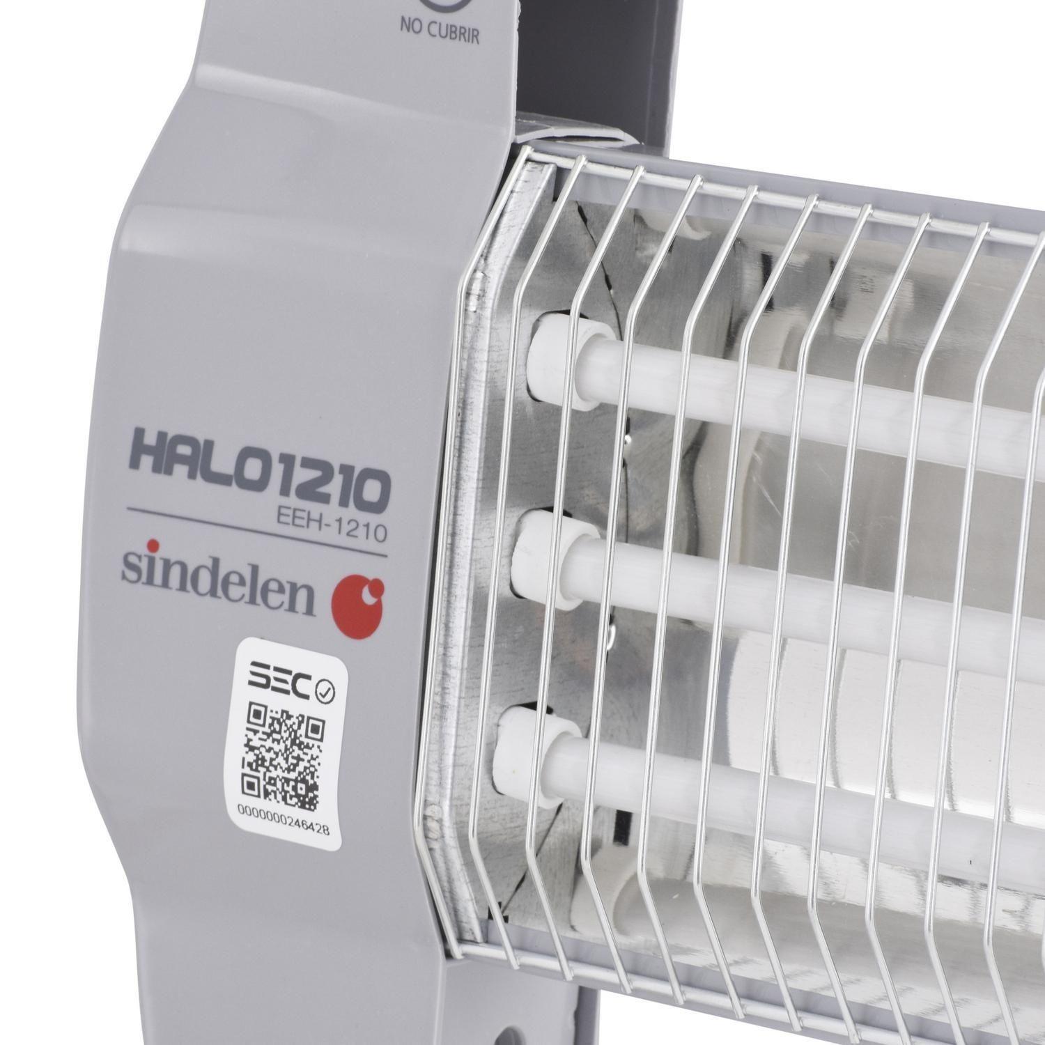 Calefactor Halógeno 1.200w Sindelen Eeh-1210gr Color Gris-2