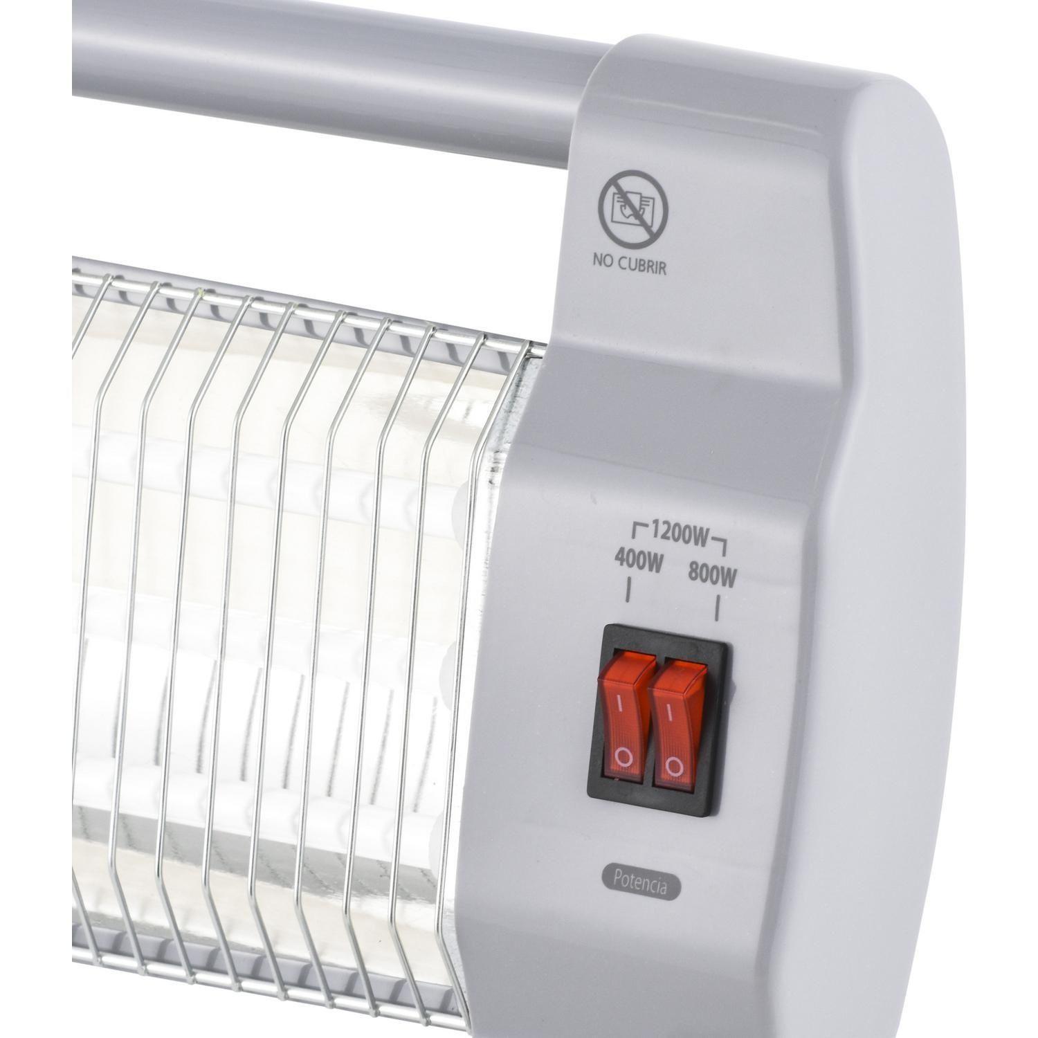 Calefactor Halógeno 1.200w Sindelen Eeh-1210gr Color Gris-3