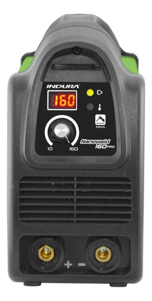 Soldadora Arco Manual 160 A Indura Modelo Nanoweld 160a Verde-4