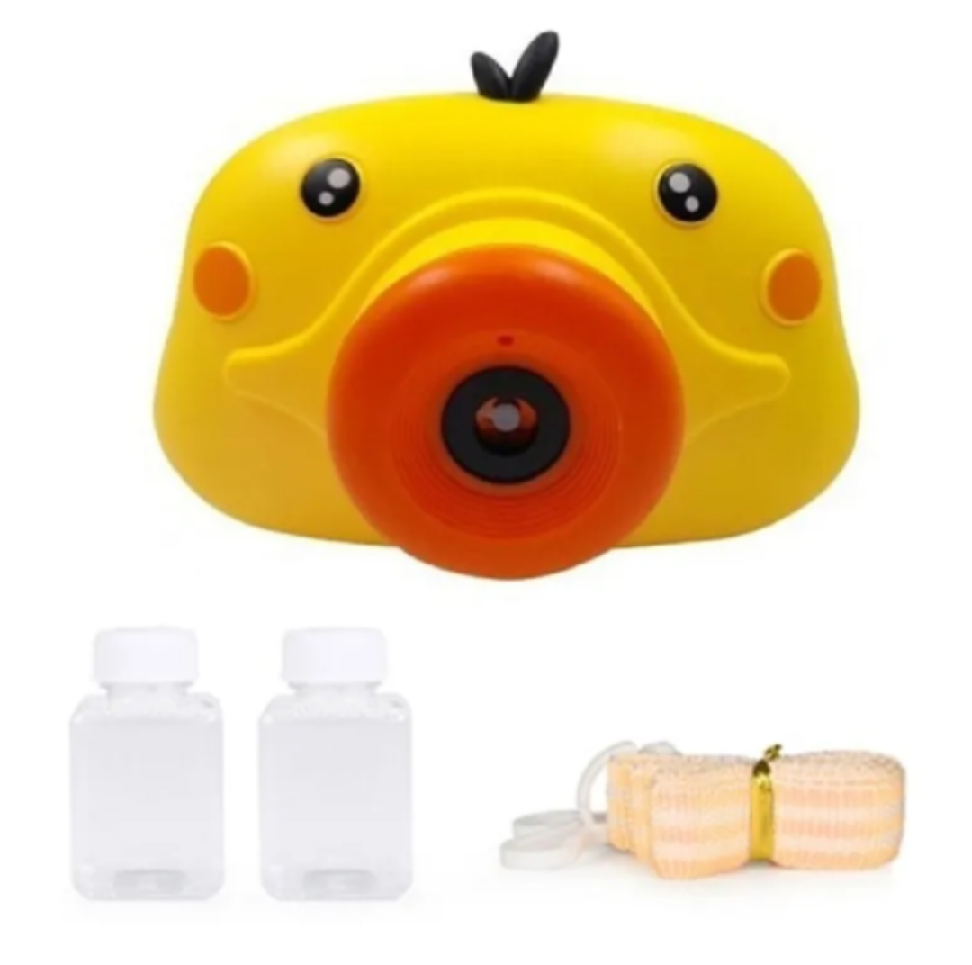 Cámara De Burbujas Para Niños Juguete Máquina Patito-1