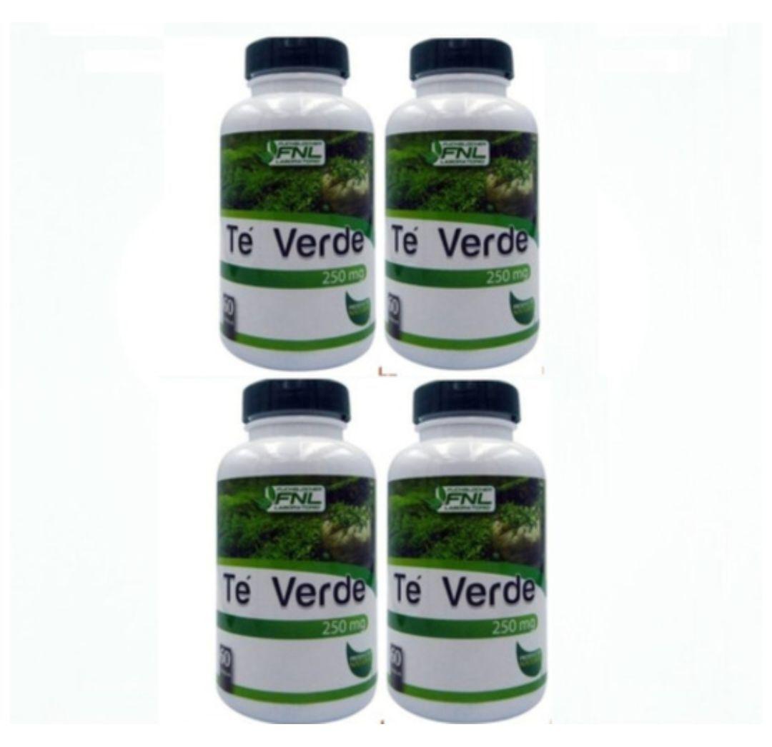 Te Verde 4X60 capsulas FNL Antioxidante, Energizante, Depuración-0
