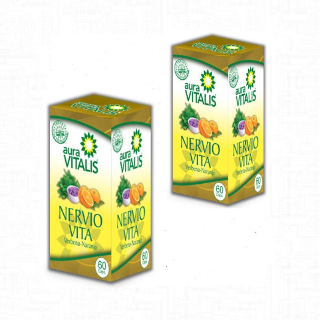 Nervio Vita 2 Frascos 60 Caps C/u Melisa Naranjo Lavanda A.v-0
