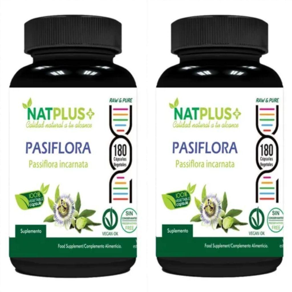Pasiflora 2 Frascos 180 Cápsulas C/u De 450mg-0