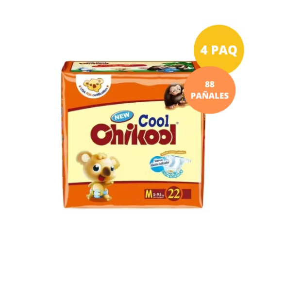 Pañales Chikool Cool M 88 pañales-1