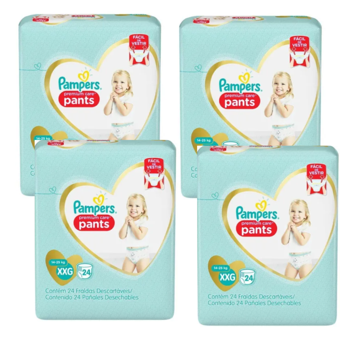 Pampers Premium Care Tipo Pants Xxg 4paq 96un-0