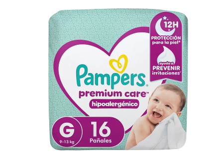 Pañales Pampers Premium Care G 128 pañales-1