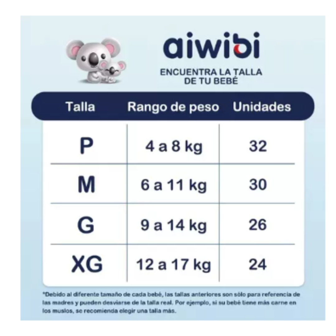 Pañales Aiwibi Dulce Noche XG 42 UND-1