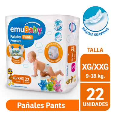 Pa ales Emubaby Pants X22 Unidades Premium Talla Xg xxg-1