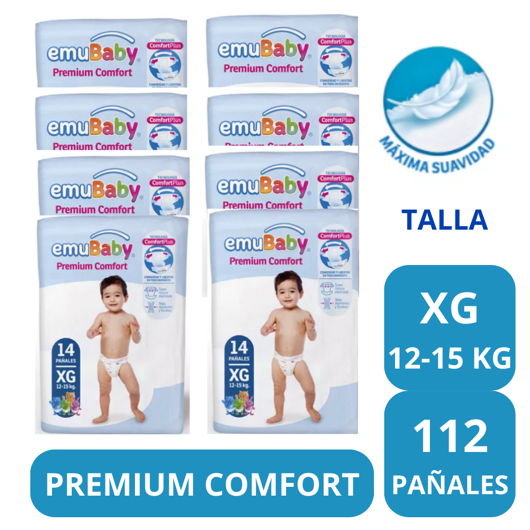 Pa al Emubaby Comfort X8 Paquetes Talla XG-0
