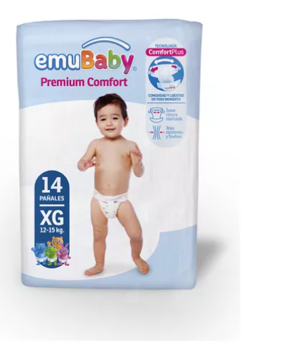 Pa al Emubaby Comfort X8 Paquetes Talla XG-1