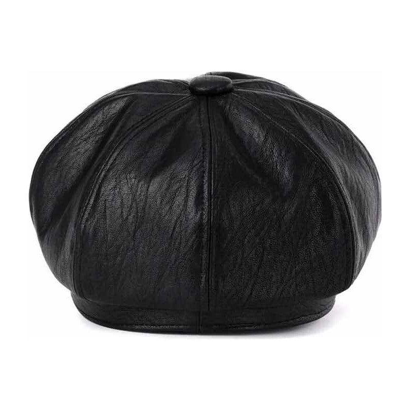 Gorra Femenina Estilo Boina Callejera, Moda Urbana Sombrero Negro Talla Unica-4