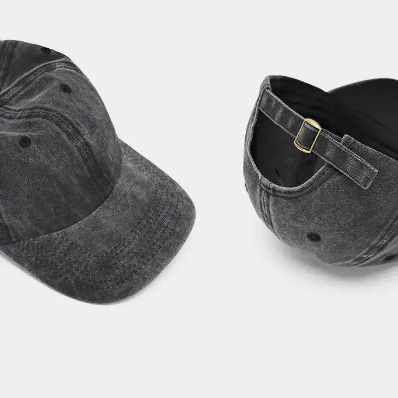 Gorro Jockey Beisbol Unicolor Modelo Desgastado Colores.-2