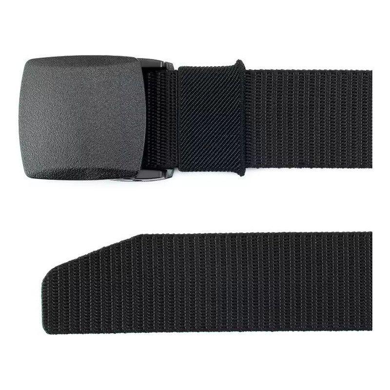 Correa/cinturón Táctico De Nylon Para Hombre Color Negro Negro Estándar-3