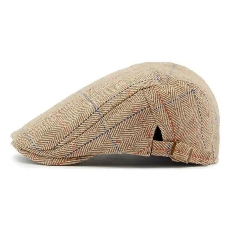 Boina Casual Modelo Zekrloscbf, Sombrero Unisex Beige Tamaño Único-1