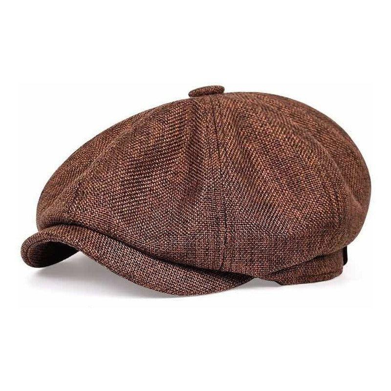 Boina Unisex Elegante Y Salvaje, Especial Regalo Sombrero Marrón Estandar-2