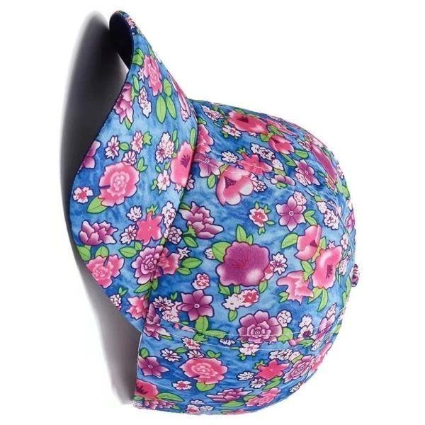 Gorro Femenino, Modelo Primavera Floreada, Jockey Femenino.-2