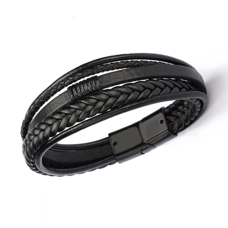 Pulsera Brazalete Cuero Unisex Con Cierre Magnético 0 Mm-3