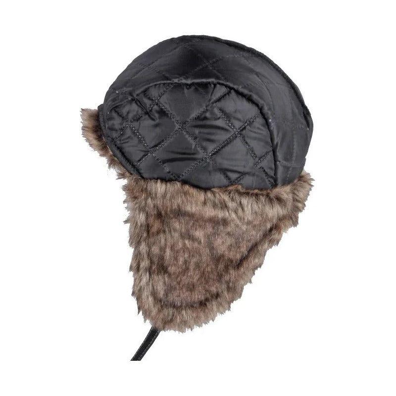 Gorro Aviador Invierno, Modelo Momuxb9 Negro Talla Adulta-2